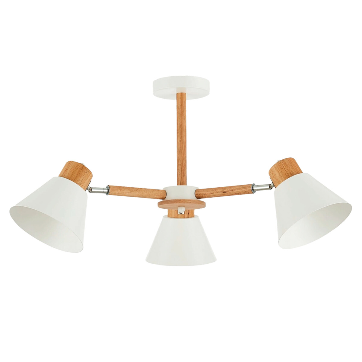 в наличии SLE103702-03 Светильник потолочный Светлое дерево, Белый/Белый E27 3*60W BUVE - купить в интернет-магазине Светильники Торг