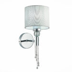 SLE105171-01 Светильник настенный Хром/Серый E27 1*60W ПРИММА