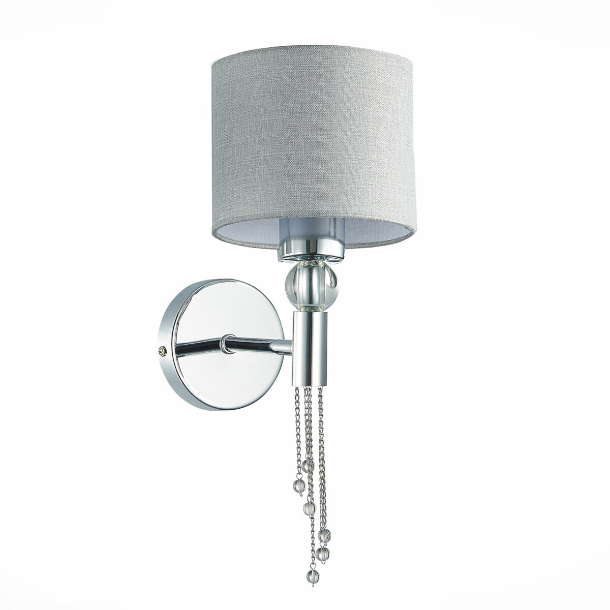 SLE105171-01 Светильник настенный Хром/Серый E27 1*60W ПРИММА — изображение 2