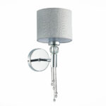 SLE105171-01 Светильник настенный Хром/Серый E27 1*60W ПРИММА — изображение 2