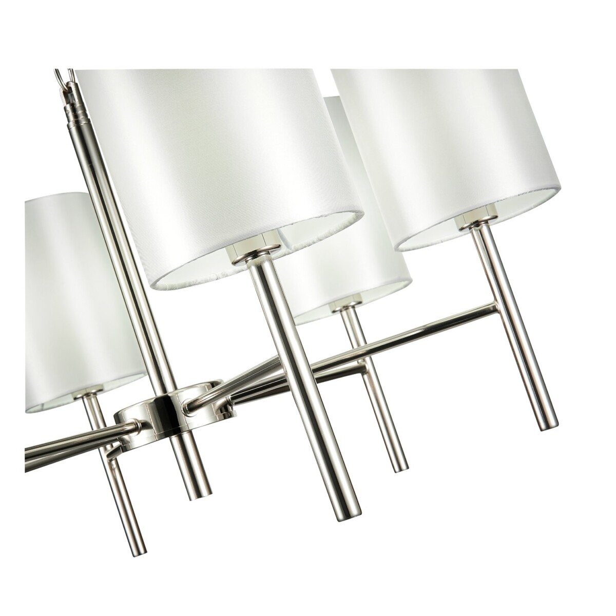 SLE107303-06 Люстра подвесная Никель/Белый E14 6*40W NOIA — изображение 4