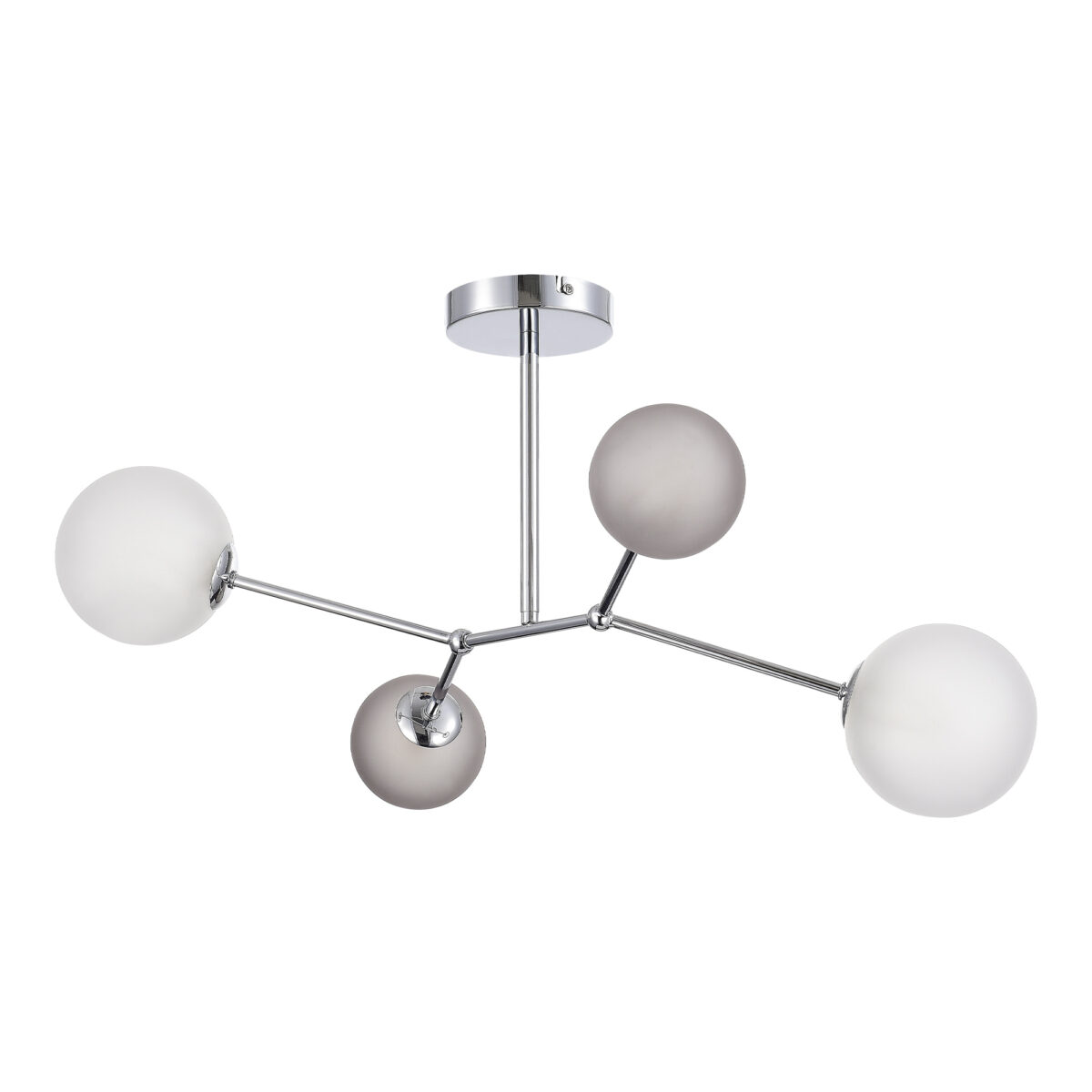 SLE1107-103-04_01W SLE1107-103-04 Светильник подвесной Хром/Белый, Серый G9 LED 4*5W 4000K МАЛЬТЕ — изображение 1