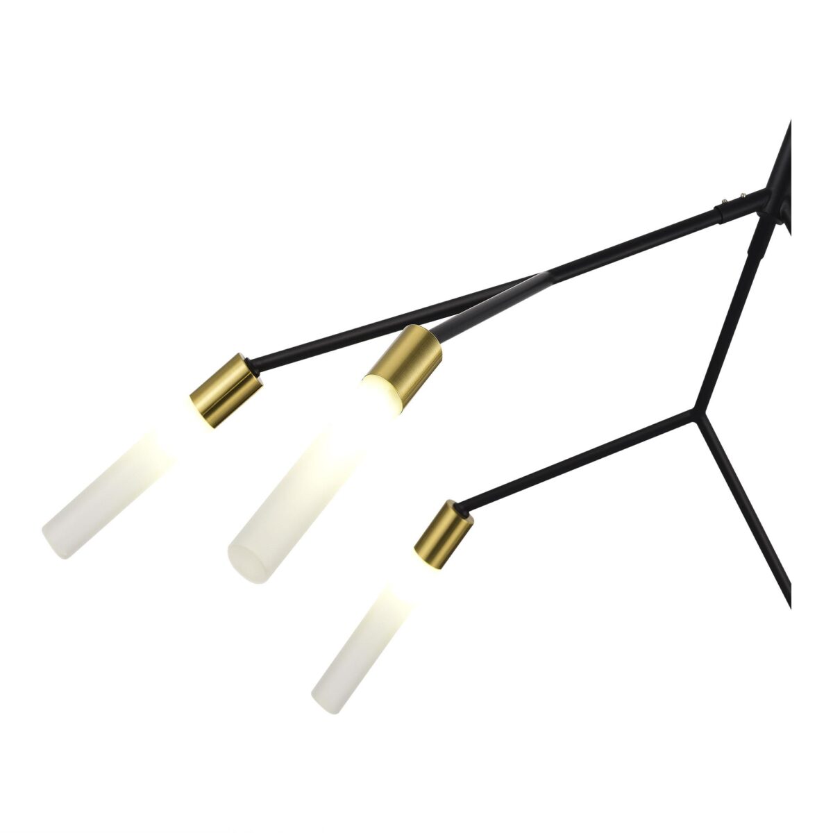 SLE1129-403-06 Светильник подвесной Черный, латунь/Белый G9 6*5W КАЙТО — изображение 3