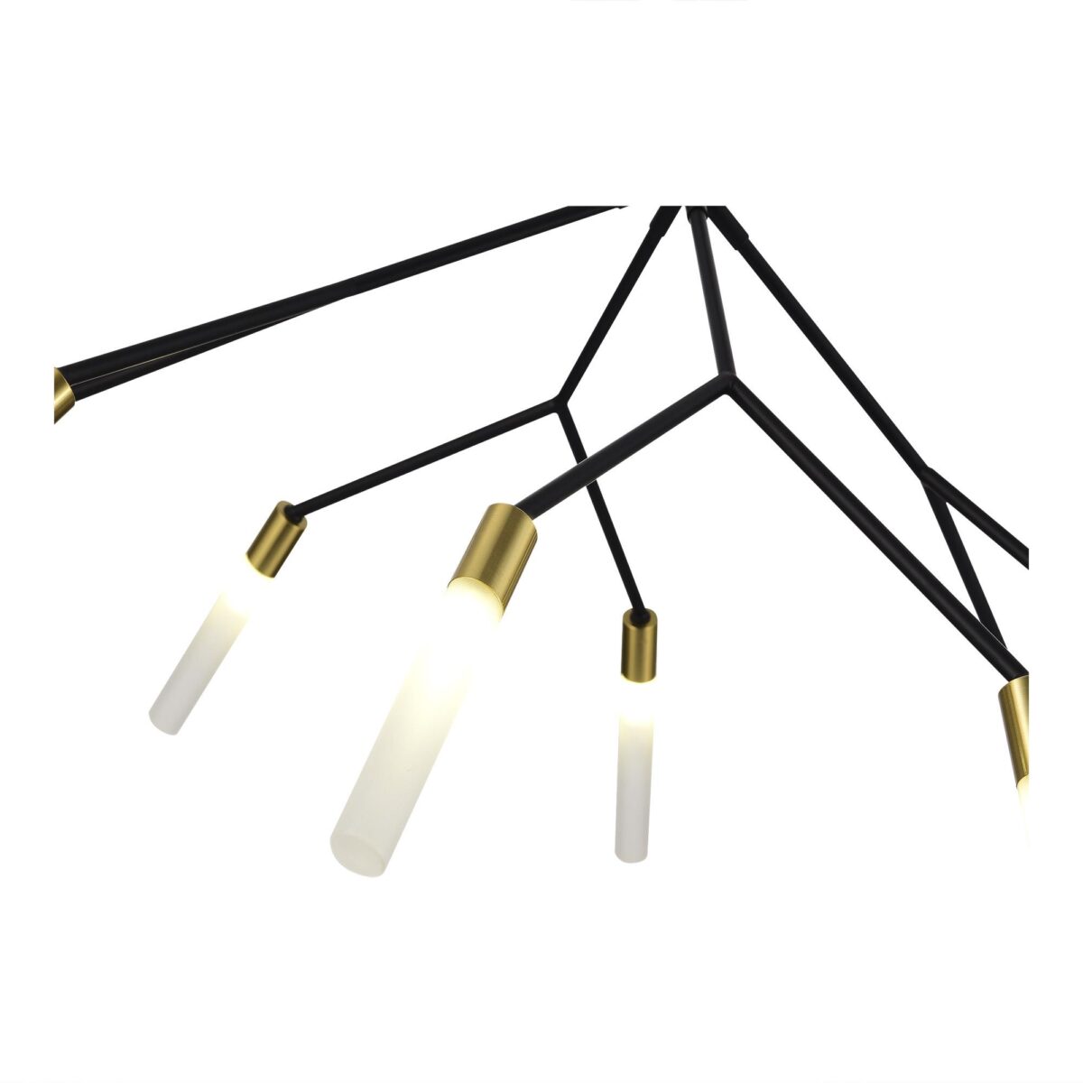 SLE1129-403-08 Светильник подвесной Черный, латунь/Белый G9 8*5W КАЙТО — изображение 3