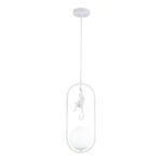 SLE115123-01 Подвес Белый/Белый E27 1*60W ТЕНАТО