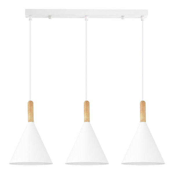 в наличии SLE1255-503-03 Светильник подвесной Белый/Белый E27 3*40W ARKET - купить в интернет-магазине Светильники Торг