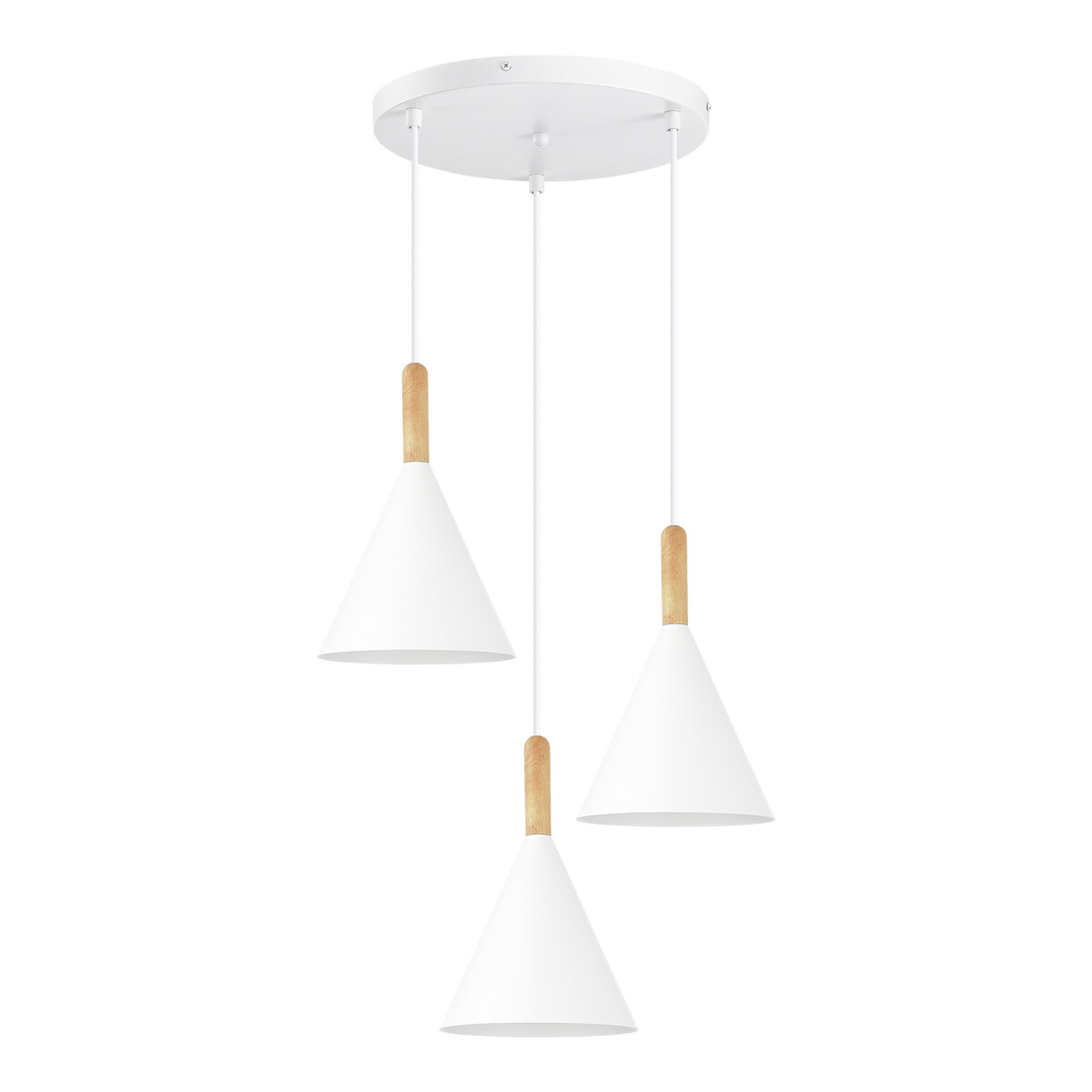 в наличии SLE1255-513-03 Светильник подвесной Белый/Белый E27 3*40W ARKET - купить в интернет-магазине Светильники Торг