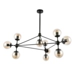 SLE154903-10 Светильник потолочный Черный/Янтарный E27 10*40W LACOTTA — изображение 2