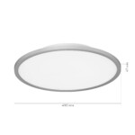 SLE1811-102-01 Светильник потолочный Серебрянный/белая LED 1*42W 4000K TASSEN — изображение 2