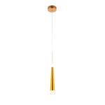 SLE200103-01 Светильник подвесной Золотистый/Золотистый, Белый LED 1*7W 3000K ОРПЕЛО