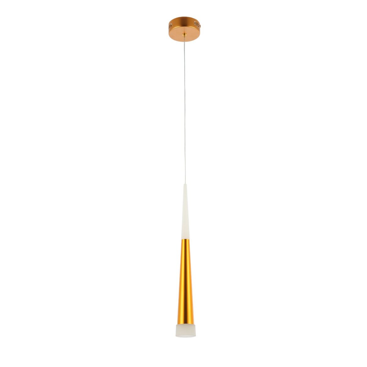 SLE200103-01 Светильник подвесной Золотистый/Золотистый, Белый LED 1*7W 3000K ОРПЕЛО — изображение 2