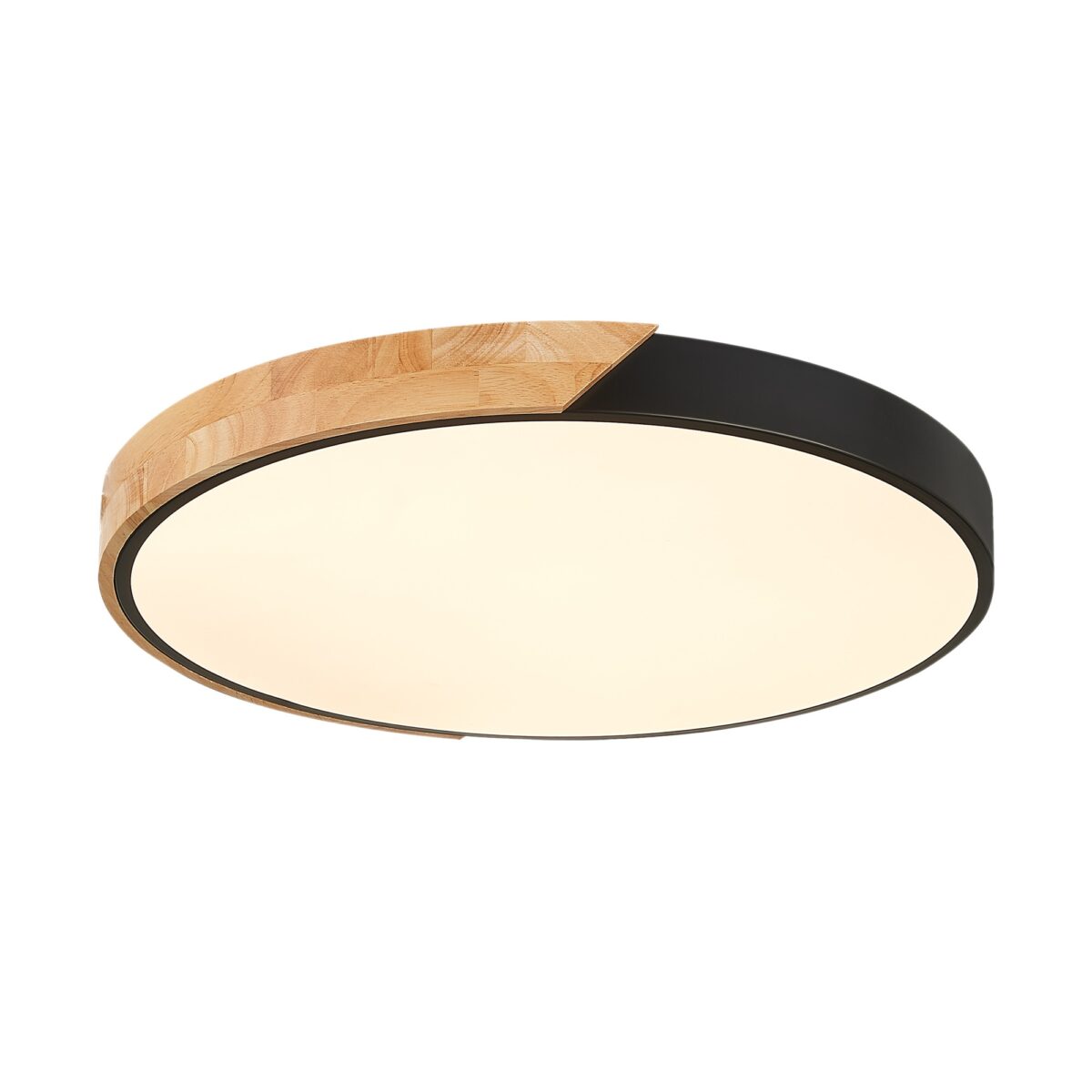SLE200942-01 Светильник потолочный Черный, Светлое дерево/Белый LED 1*45W 3000K/4000K/6000K ФЕСТА — изображение 2