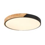 SLE200942-01 Светильник потолочный Черный, Светлое дерево/Белый LED 1*45W 3000K/4000K/6000K ФЕСТА — изображение 2