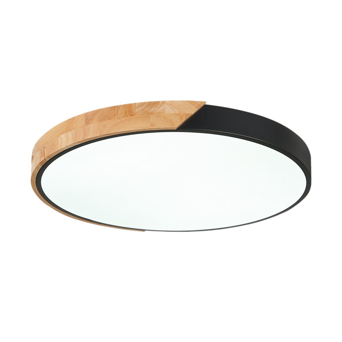 SLE200942-01 Светильник потолочный Черный, Светлое дерево/Белый LED 1*45W 3000K/4000K/6000K ФЕСТА — изображение 3