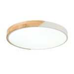 SLE200952-01 Светильник потолочный Белый, Светлое дерево/Белый LED 1*45W 3000K/4000K/6000K ФЕСТА — изображение 3