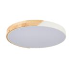 SLE200952-01 Светильник потолочный Белый, Светлое дерево/Белый LED 1*45W 3000K/4000K/6000K ФЕСТА — изображение 4