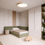 SLE200952-01 Светильник потолочный Белый, Светлое дерево/Белый LED 1*45W 3000K/4000K/6000K ФЕСТА — изображение 6