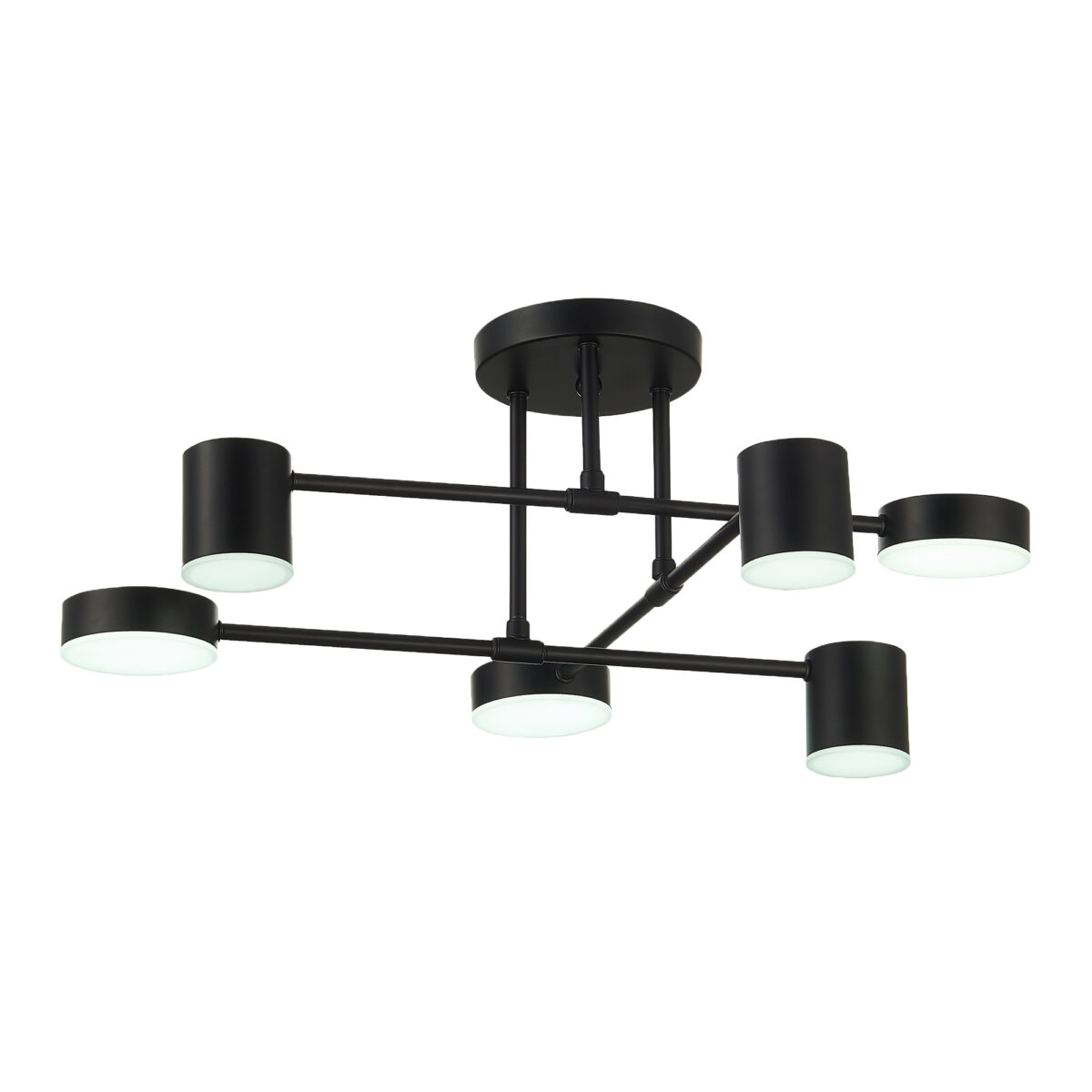 SLE201042-06 Светильник потолочный Черный/Черный LED 6*7W 4000K НОБЕЛЬ — изображение 7