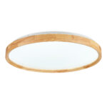 SLE201382-01 Светильник потолочный Светлое дерево/Белый LED 1*40W 3000K/4000K/6000K ДЕЛИА — изображение 3