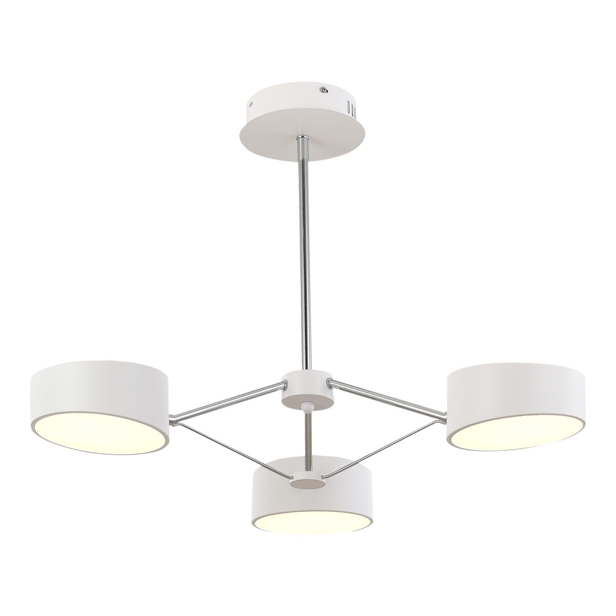 SLE6005-502-03 Светильник потолочный Белый, Хром/Белый LED 3*10W ВАЛЛЕ — изображение 1