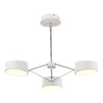 SLE6005-502-03 Светильник потолочный Белый, Хром/Белый LED 3*10W ВАЛЛЕ