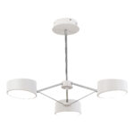 SLE6005-502-03 Светильник потолочный Белый, Хром/Белый LED 3*10W ВАЛЛЕ — изображение 3