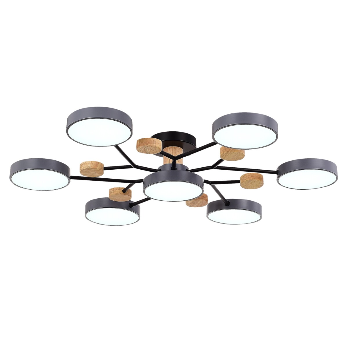 SLE6006-702-07 Светильник потолочный Серый/Серый LED 7*12W 3000K/4500K/6000K FAEMA — изображение 4