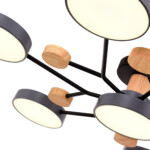 SLE6006-702-07 Светильник потолочный Серый/Серый LED 7*12W 3000K/4500K/6000K FAEMA — изображение 5