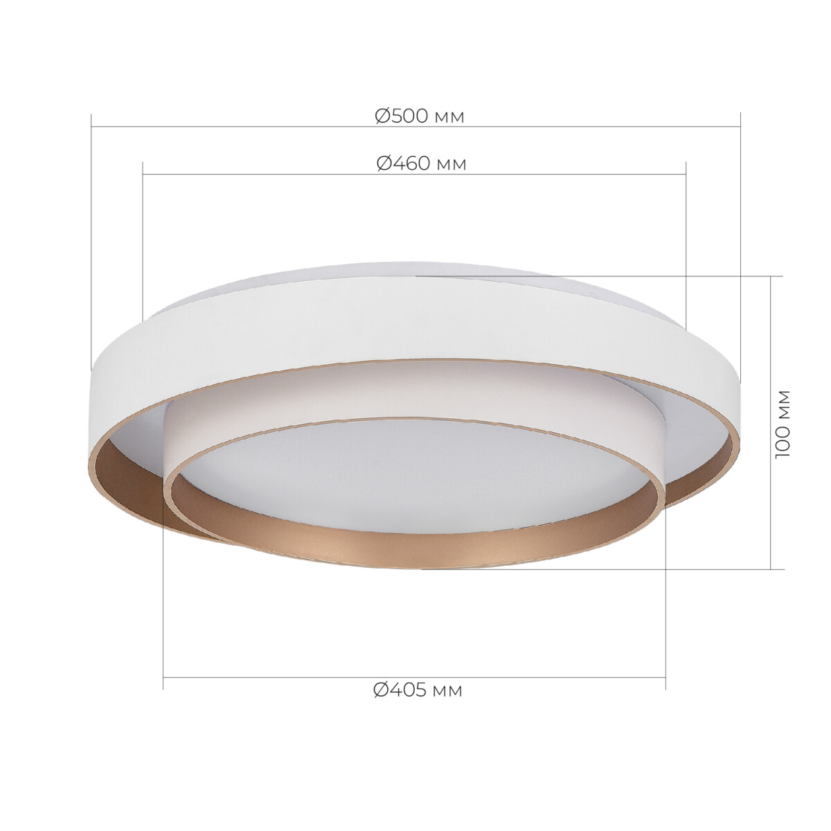 в наличии SLE6009-502-01 Светильник потолочный Белый/Белый LED 1*50W 3000K/4000K/6000K CROSBY - купить в интернет-магазине Светильники Торг