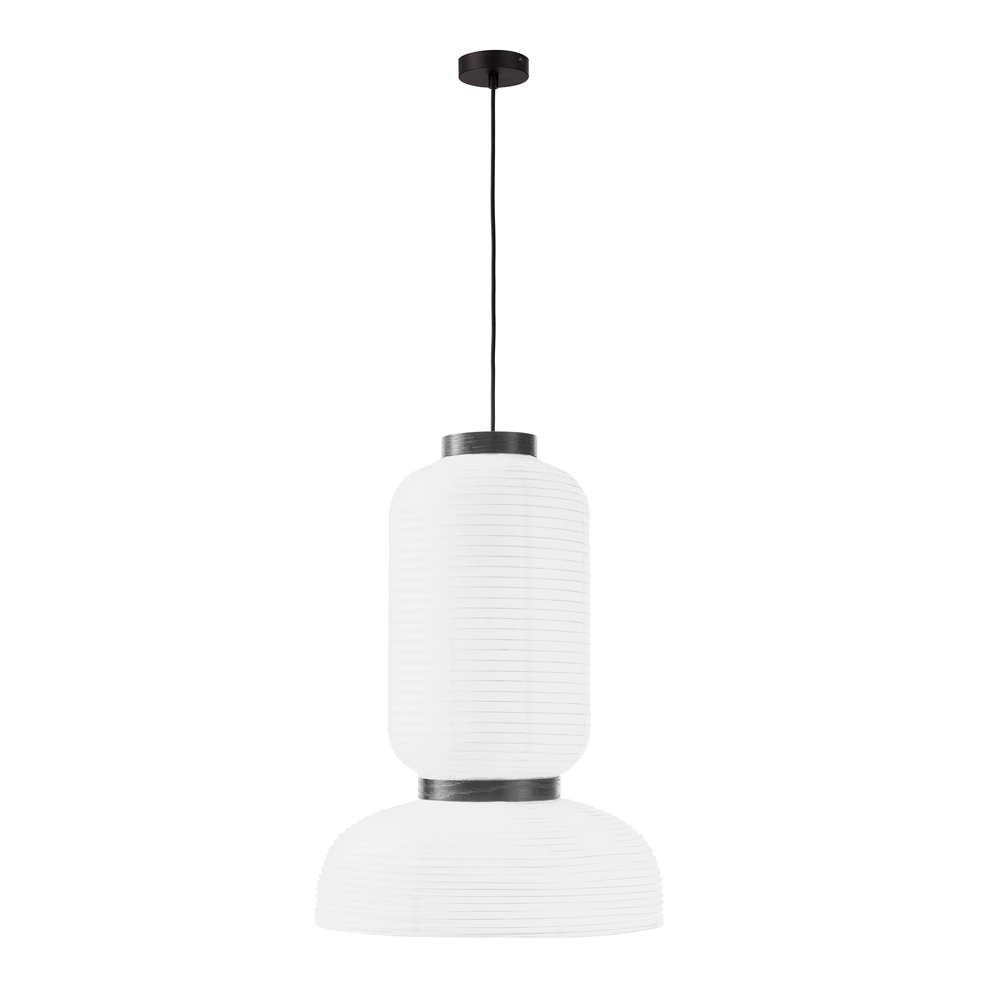 в наличии SLE6021-503-02 Светильник подвесной черный/белый D350*H500mm E27 2*60W LYKKE - купить в интернет-магазине Светильники Торг