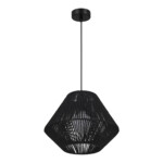 SLE6025-403-01 Светильник подвесной черный/черный E27 1*40W ETTAN — изображение 3