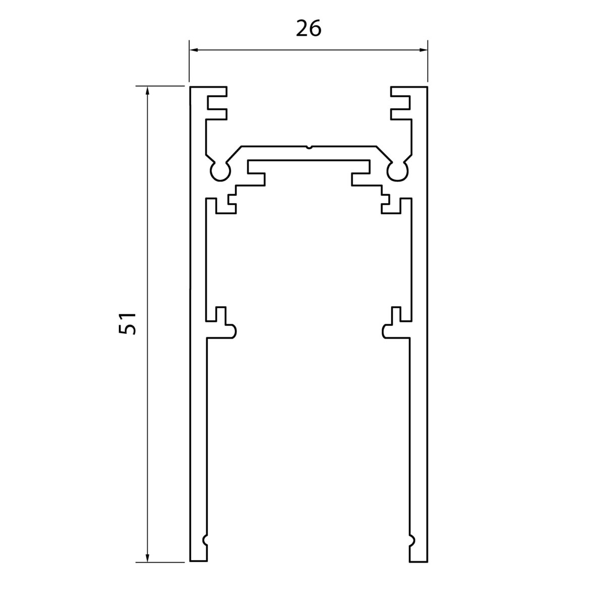 ST003.439.00 Шинопровод магнитный накладной ST-Luce Черный Длина 3 000мм SKYLINE 48 — изображение 4