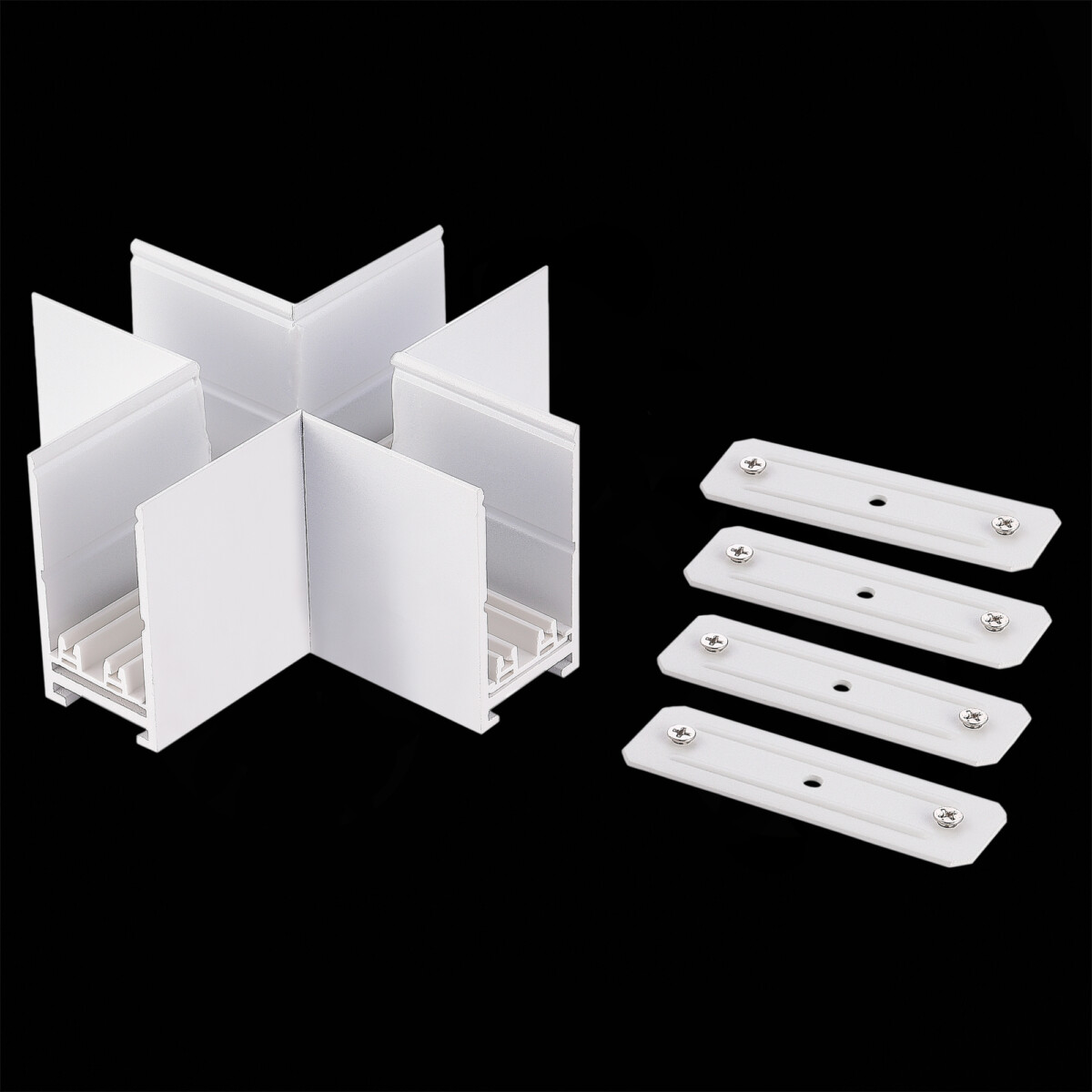 ST015.522.21_01B ST015.522.21Н X-образный соединитель Skyline 220 ST-Luce Белый SKYLINE 220 — изображение 1