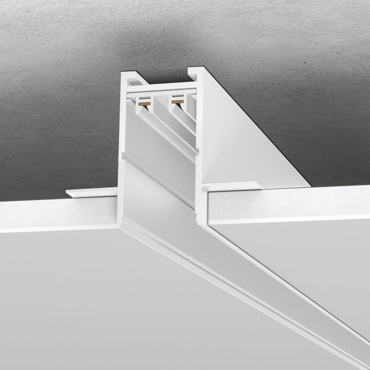 ST021.539.00H Шинопровод SKYLINE 220 встраиваемый ST-Luce Белый Длина 3 000мм SKYLINE 220 — изображение 2