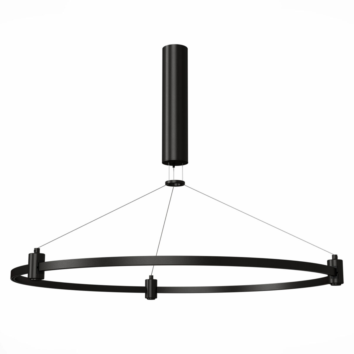 ST025.413.00 Шинопровод-кольцо FARM с подвесами и основанием под блок питания ST-Luce Черный FARM — изображение 1