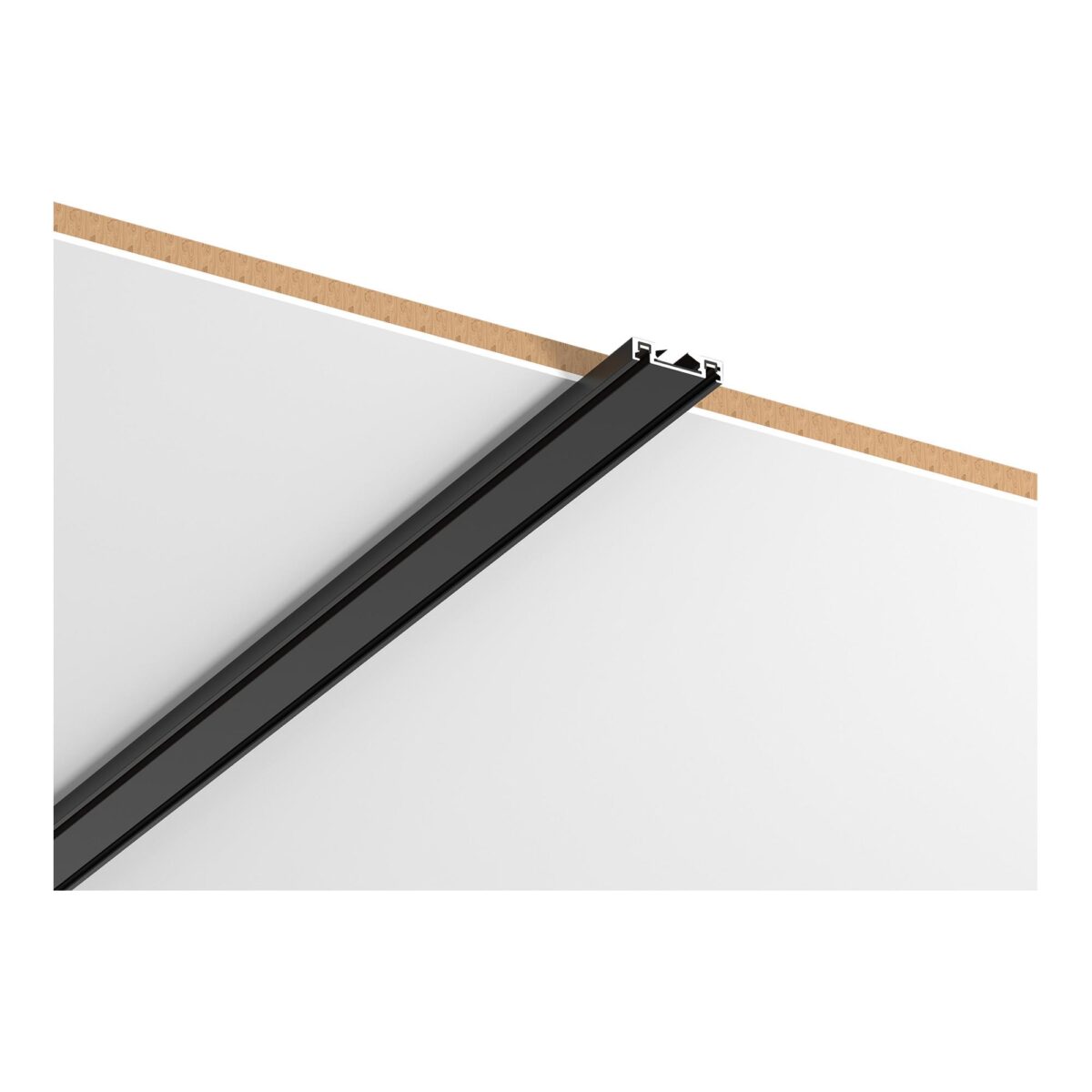 ST067.419.00 Шинопровод магнитный SKYFLAT накладной ST-Luce Черный Длина 1 000мм SKYFLAT — изображение 1