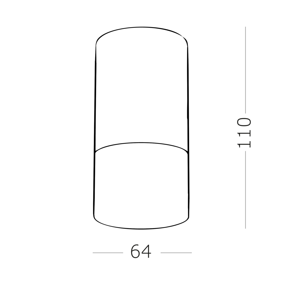 ST100.502.05 Светильник потолочный Белый LED 1*5W 3000K 390Lm Ra>80 120° D64xH110 170-240V Накладные светильники — изображение 4