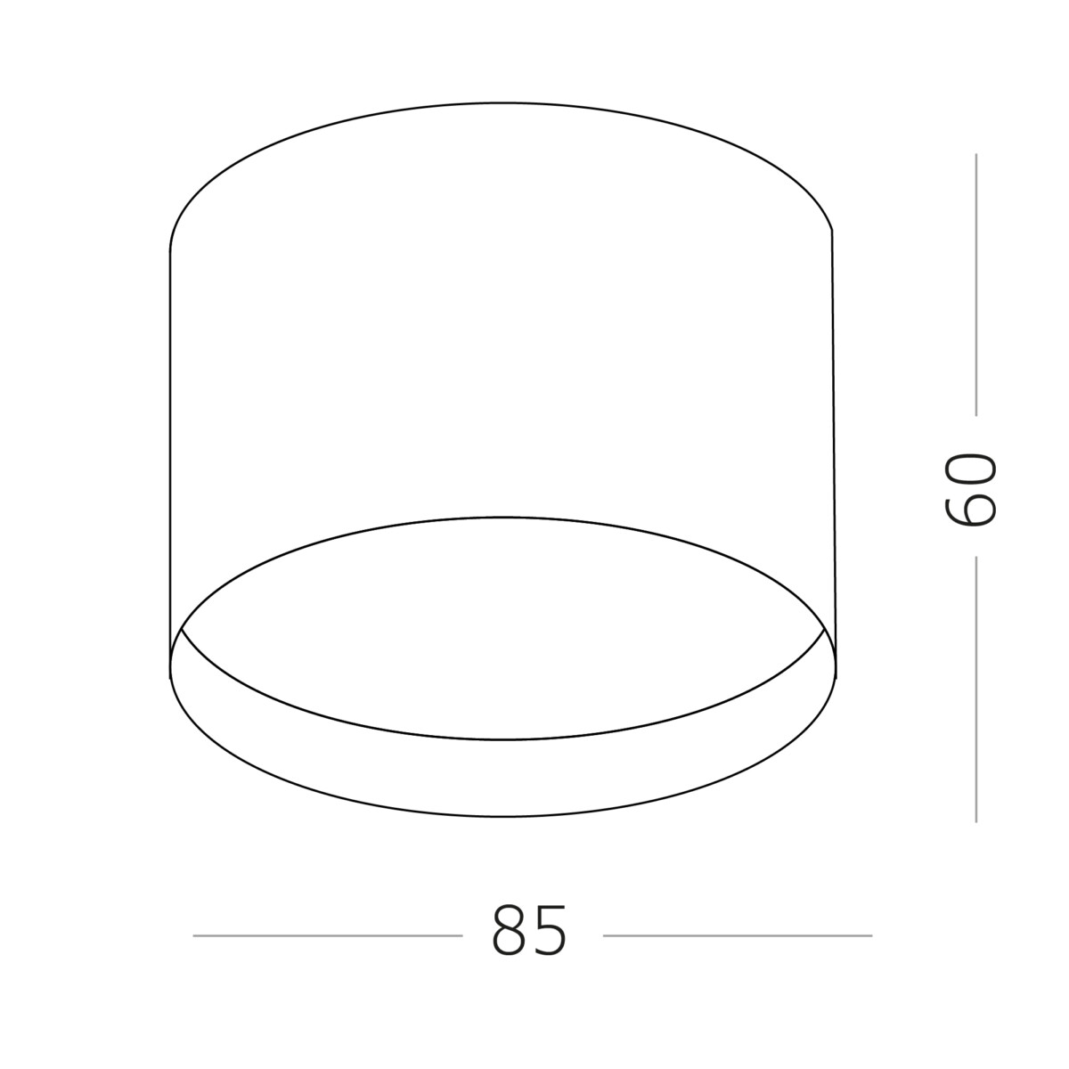 ST163.402.01 Светильник потолочный Черный GX53 1*50W IP20 D85xH60 220V Без ламп Накладные светильники — изображение 3