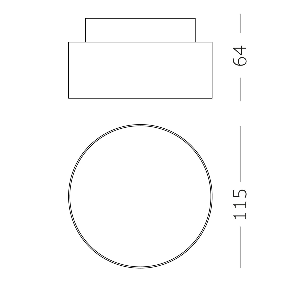 ST166.532.17 Светильник потолочный Белый LED 1*12+5W 3000K 1 190Lm Ra>90 120 ° IP20 D115xH64 85-265V Накладные светильники — изображение 2
