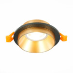 ST206.248.01 Св-к встр. Черный GU10 1*50W  IP20 D92xH38 220V Без ламп Встраиваемые светильники