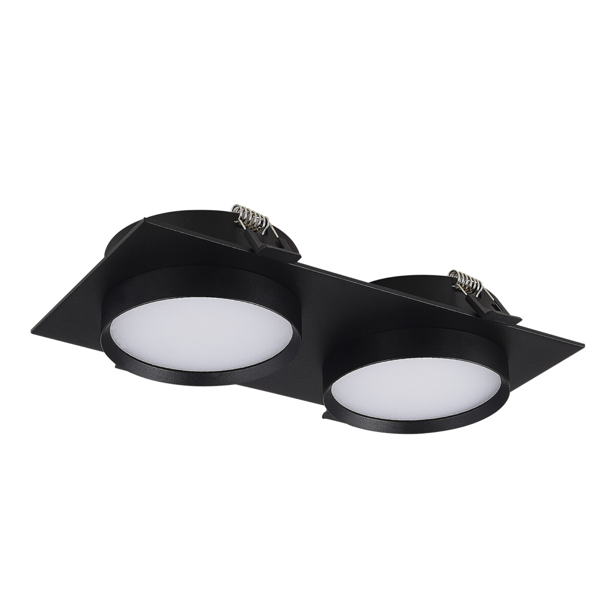 ST258.408.02_01W ST258.408.02 Св-к встр. Черный GX53 2*50W IP20 L220xW109xH43 220V Без ламп Встраиваемые светильники — изображение 1