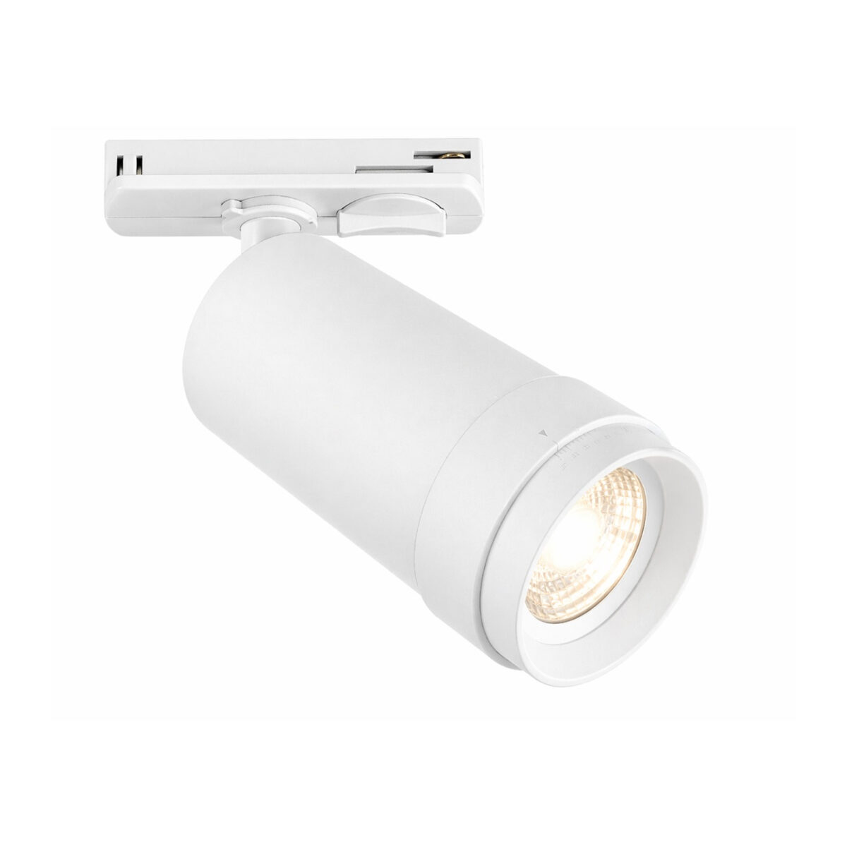 ST385.546.10 Св-к трек. Zoom Белый LED 1*10W 4000K 900Lm Ra 10-55° IP20 D55xH125 220V BASE — изображение 1