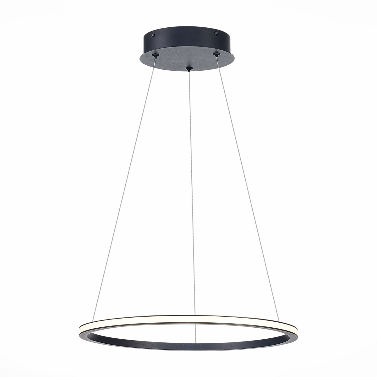 ST604.443.22 Светильник подвесной ST-Luce Черный/Белый LED 1*22W 4000K Подвесные светильники — изображение 1
