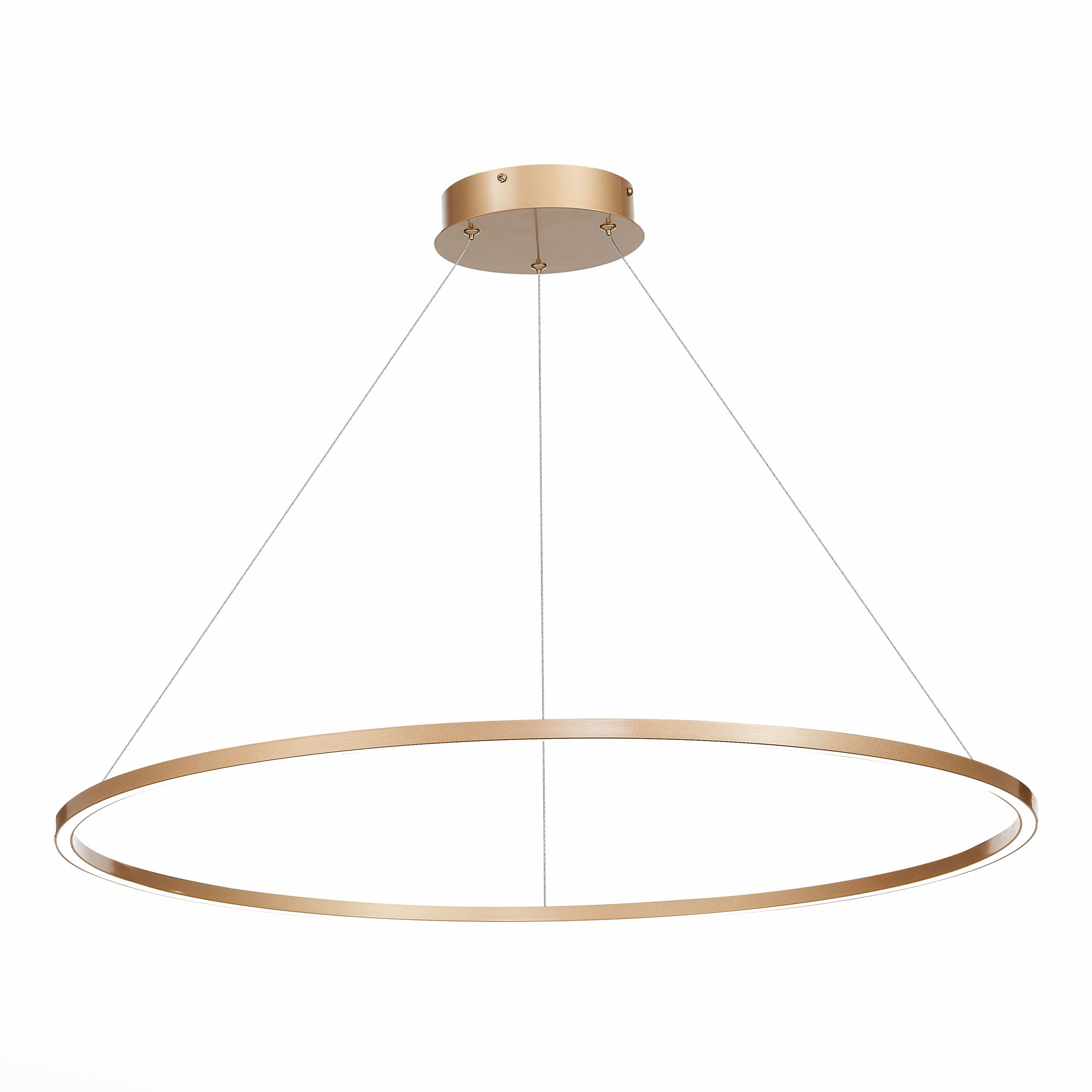 в наличии ST605.243.46 Светильник подвесной ST-Luce Золотистый/Белый LED 1*46W 4000K Подвесные светильники - купить в интернет-магазине Светильники Торг