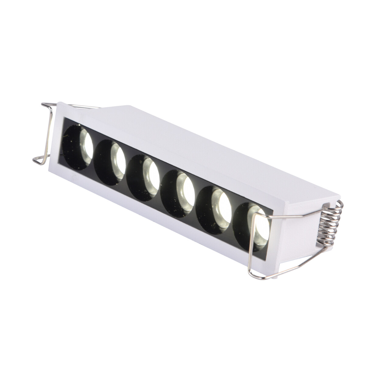 ST762.542.07 Св-к встр. белый LED 1*7W 4000K 700Lm Ra 24° IP20 L125xW30xH36 170-240VV Встраиваемые светильники — изображение 1