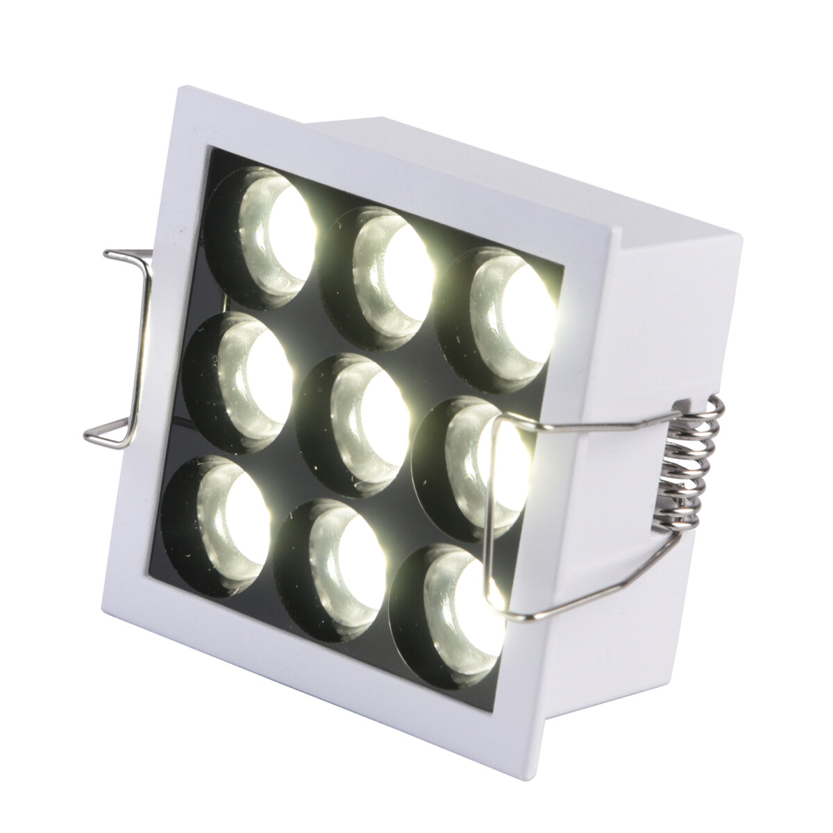 ST763.532.10 Св-к встр. белый LED 1*10W 3000K 950Lm Ra 24° IP20 L71xW71xH36 170-240VV Встраиваемые светильники — изображение 1