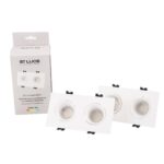 ST906.508.02_2 Светильник встраиваемый со сменным модулем ST-Luce белый/прозрачный LED 1*11.2W 4000K Встраиваемые светильники