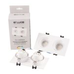 ST906.508.02_2 Светильник встраиваемый со сменным модулем ST-Luce белый/прозрачный LED 1*11.2W 4000K Встраиваемые светильники — изображение 7