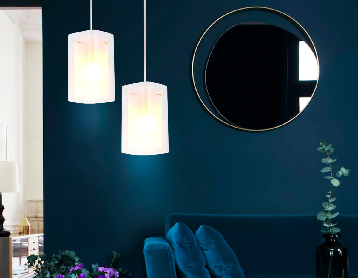 TR3680 GD/CL/FR золото/прозрачный/белый матовый E14 max 40W D110*950 — изображение 3