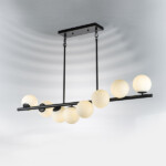 в наличии 815187 Люстра CROCO 8х40W E14 ЧЕРНЫЙ МАТОВЫЙ - купить в интернет-магазине Светильники Торг